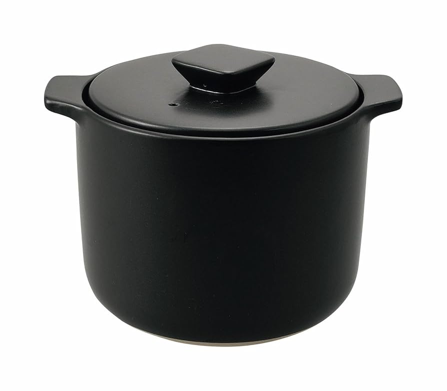 Amazon｜カクセー(Kakusee) ごはん土鍋 3合炊き 3-4人用 炊飯